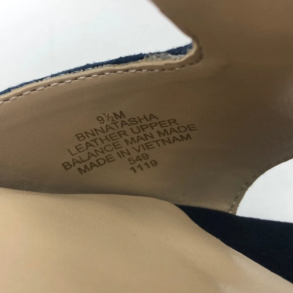 NEW Bandolino Natasha Espadrille Wedges 9.5 - Picture 6 of 9